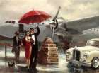 Transcontinental Flight Art Print