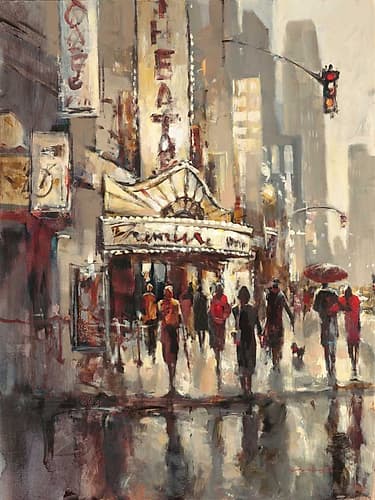 City Scene Art Print