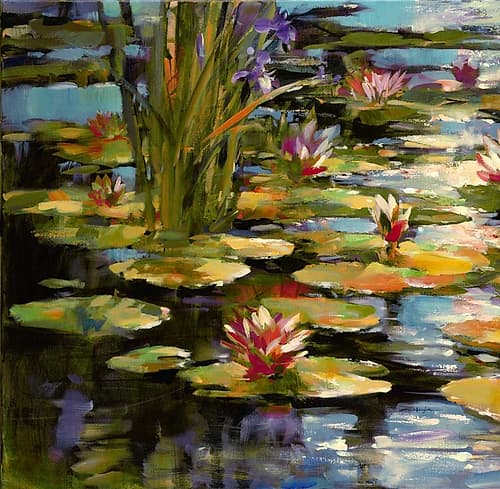Water Lily Impressionniste reproduction