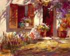 Cottage Window Art Print