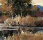 Heron Landscape 2 Art Print