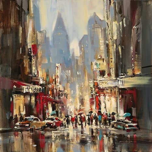 City Sensation Art Print