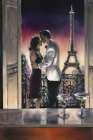 Paris Kiss Art Print