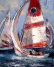 Open Sails II Art Print