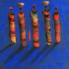 Midnight Gathering 1 Art Print