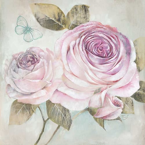 Rose Shimmer Art Print by Stefania Ferri