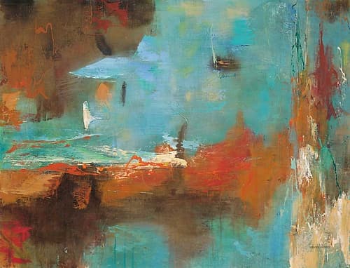 Seaside Rhythm 1 Art Print