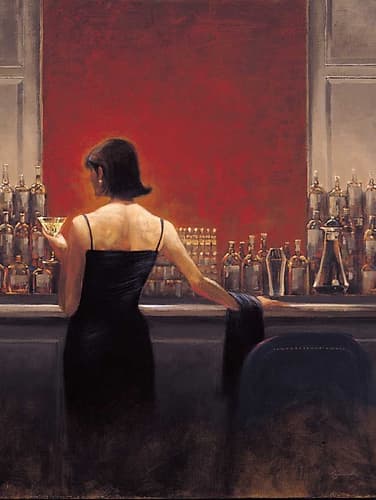 Evening Lounge Art Print