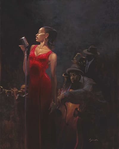Garnet Diva Art Print by Brent Lynch