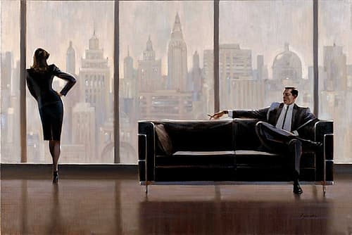 Pensive New York Art Print