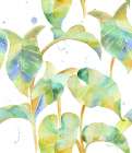 Watercolour Tropical Pattern 2 Art Print