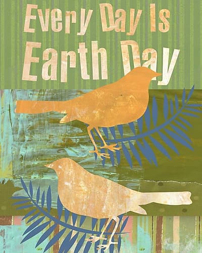 Earth Day Art Print by Marilyn Robertson