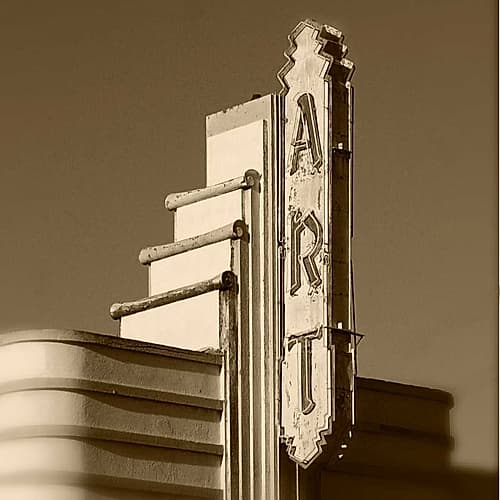 Art Sign Art Print by Walter Robertson