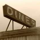 Diner Sign Art Print
