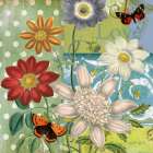 Polka dot Daisy Art Print