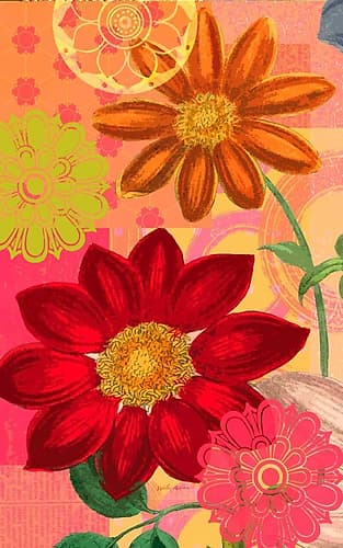Brilliant Garden 1 Art Print