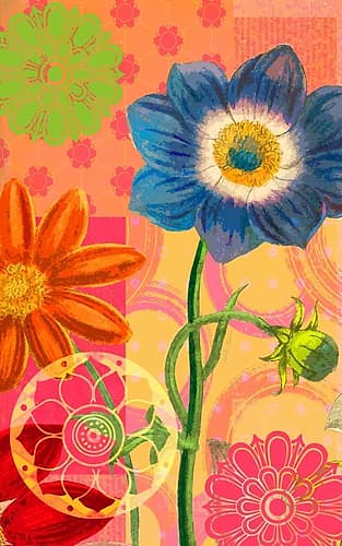 Brilliant Garden 2 Art Print by Marilyn Robertson