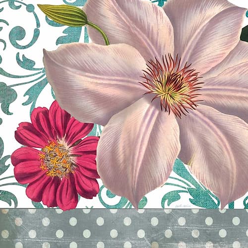 Pink Dahlia Art Print by Marilyn Robertson