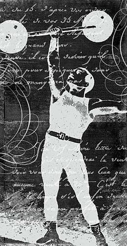 Barbell Boy Games and Sports Print