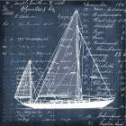 Schooner Blueprint 1 Art Print