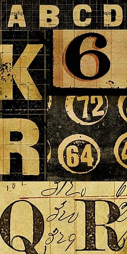Numbers Game 1 Patterns Print