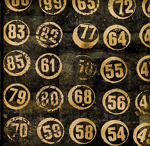 Take A Number 2 Patterns Print