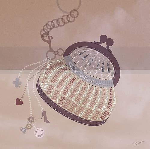PRETTY PURSE Art Print