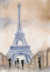 Paris Street 2 Art Print by Madelaine Morris