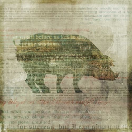 On The Farm 1 Art Print