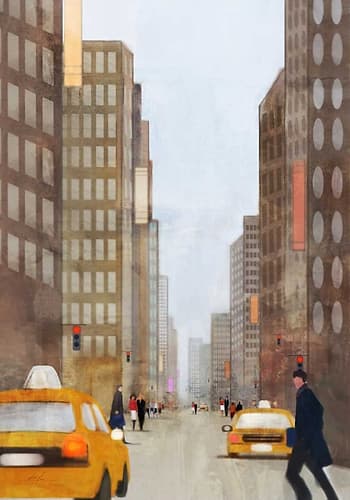 Jaywalk 1 Streets Print