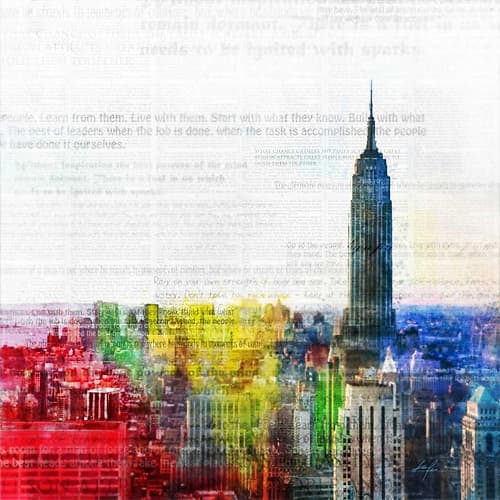 Colorful City 1 Art Print