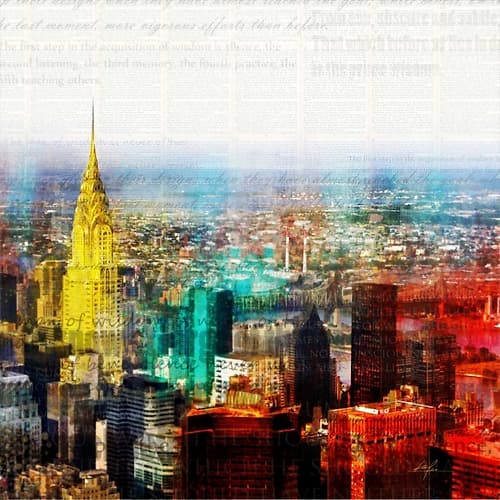 Colorful City 2 Art Print