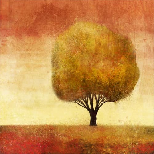 Golden Tree 1 Toile murale reproduction