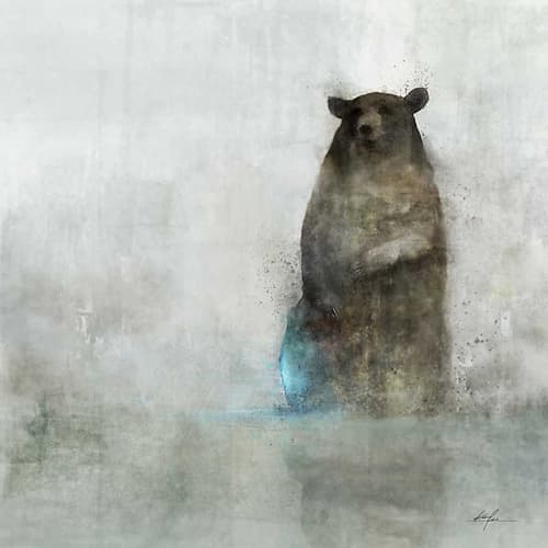 Friendly Bear 1 Art Print