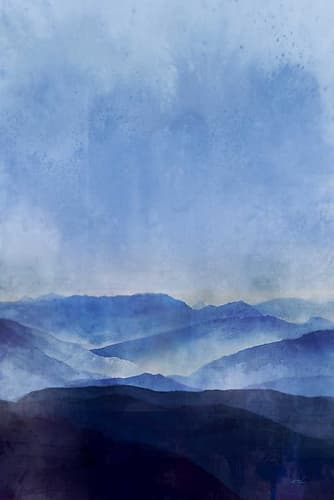 Indigo Range Art Print