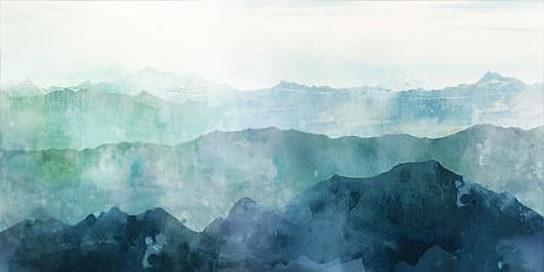 Blue Range Landscape Print