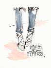 Dress to express Art Print by Megan Swartz