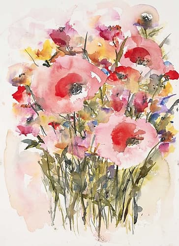 Karins Garden 4 Art Print by Karin Johannesson