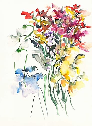 Garden Soiree 1 Art Print