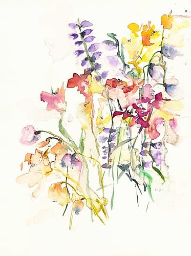 Laughing Lupines 2 Art Print