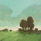 Knoll View 1 Square Art Print