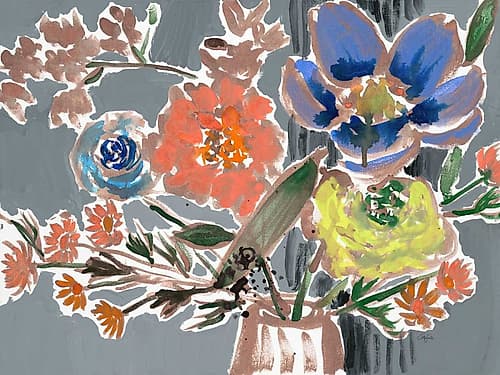 Sadies Bouquet Art Print by Colleen Sandland