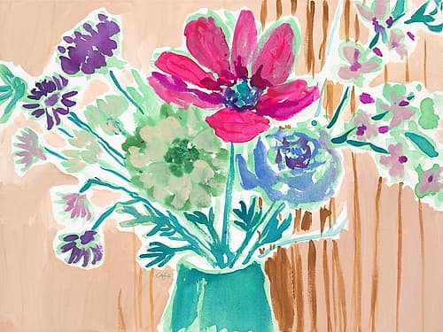 Bellas Bouquet Art Print by Colleen Sandland