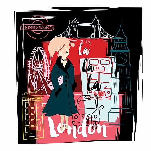 La La London Art Print
