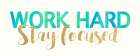 Work Hard Art Print