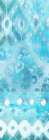 Blue Silk Ikat 3 Art Print