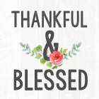 Thankful and Blessed Art Print
