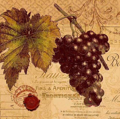 Estate Vintage Rouge Art Print