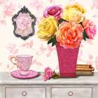 Parisian In Pink 1 Art Print