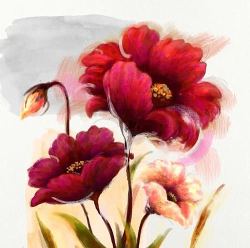 Floral Adagio Art Print by Art Atelier Alliance